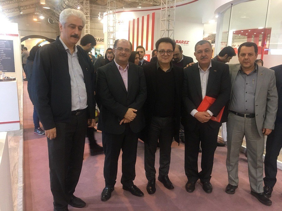 بازدید آقای مهندس عزیزی مدیر عامل شرکت نفت بهران از نمایشگاه بین المللی زنجیره تامین لاستیک