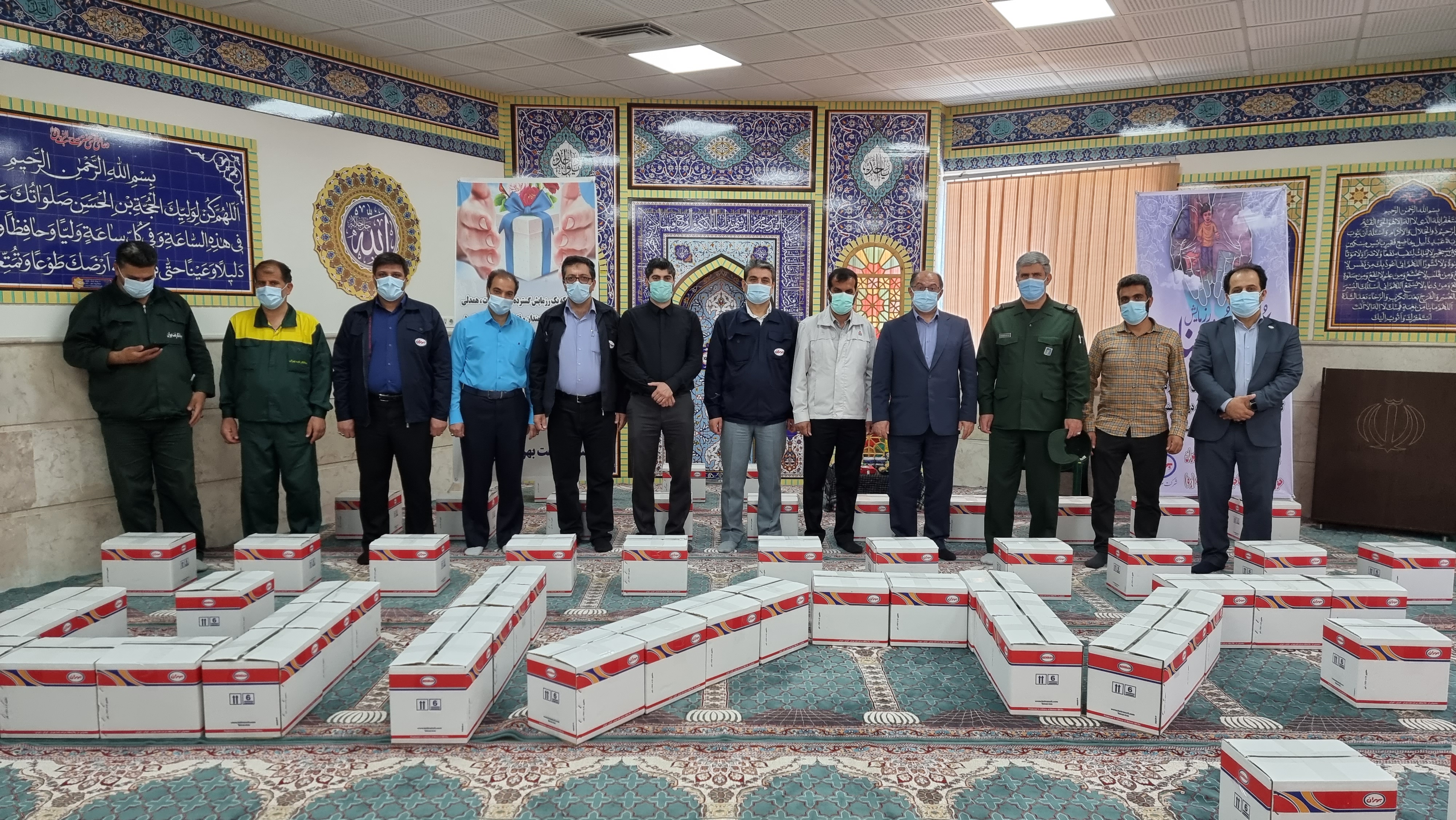 آیین اختتامیه اهدای بسته های کمک های معیشتی بهران برگزار گردید. 