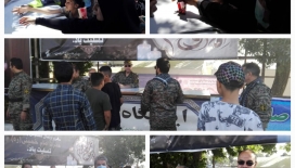 برپایی ایستگاه صلواتی به منظور پذیرایی از زائران مراسم ارتحال حضرت امام خمینی (ره) 